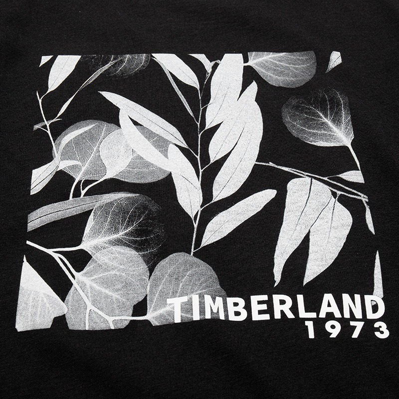 Timberland添柏岚户外短袖男款运动休闲舒适透气圆领印花T恤A62HD - 图1