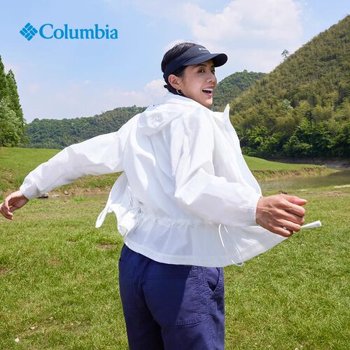 哥伦比亚Columbia户外女UPF50防紫外线拒水防晒衣WR8791/WR3683 - 图0
