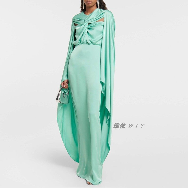 晚礼服高端大气舞台2023新款走秀红毯主持演出服高级质感年会长裙