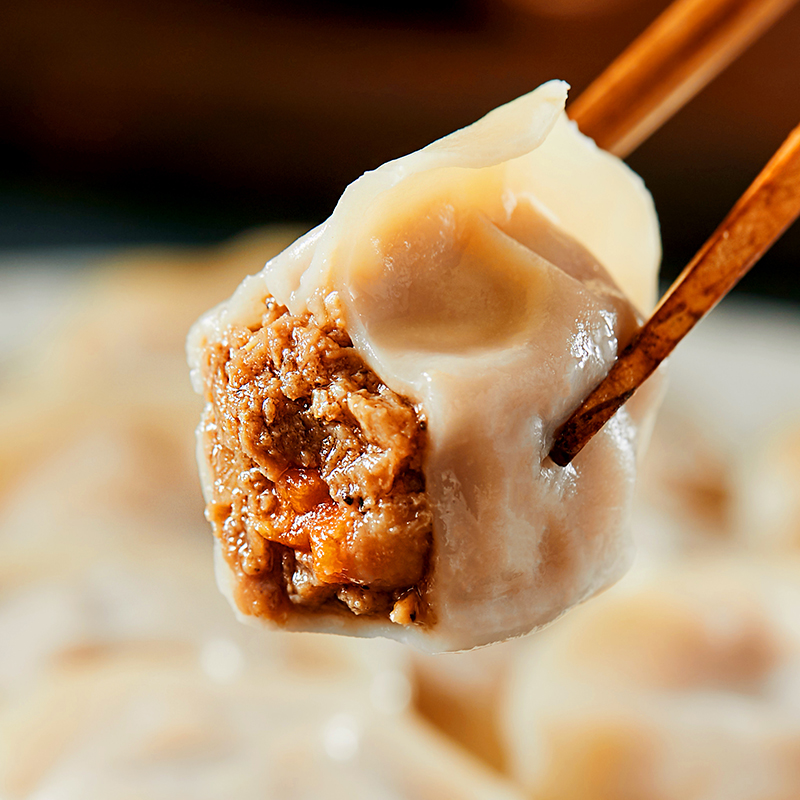 思念手打天下黑椒牛肉速冻水饺早餐600gX1袋方便速食冷冻牛肉饺子 - 图2