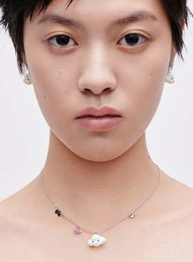 FWISH混合材质O字链女有趣项链