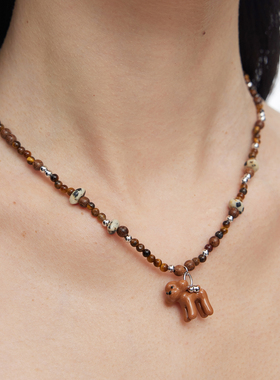 FWISH飞未夕泰迪狗狗串珠项链