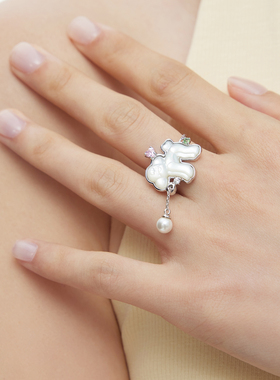 FWISH飞未夕贝母泰迪戒指