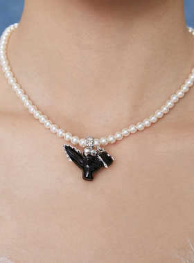 FWISH珍珠项链女项链圣诞礼物