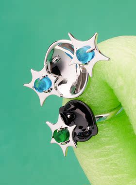 FWISH女款925银小众设计师戒指