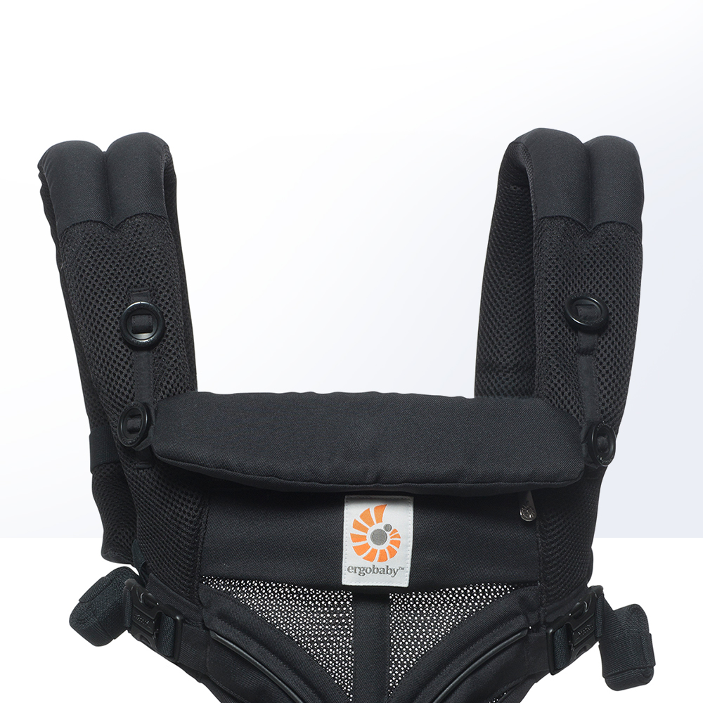 天猫国际母婴直营美国Ergobaby Omni全阶段四式360婴儿背带透气款宝宝背巾腰凳二狗1