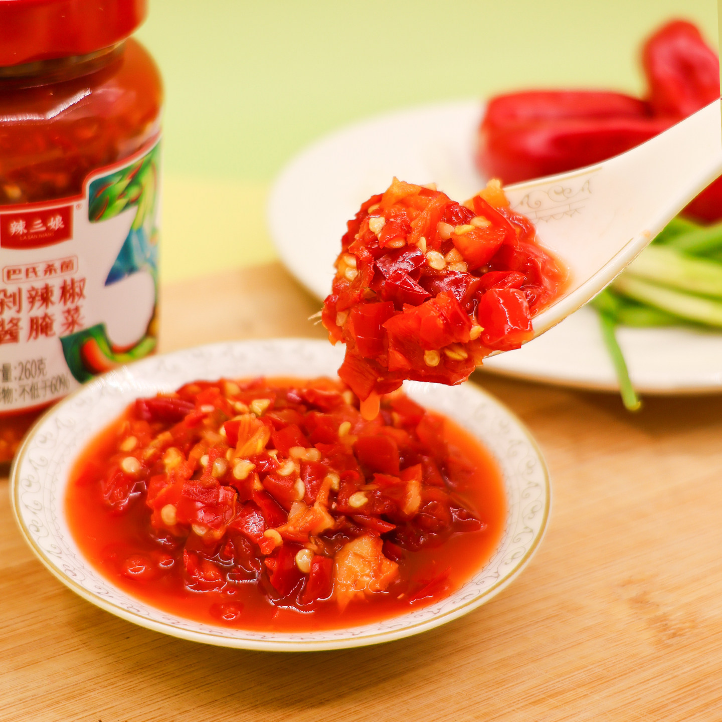 贵三红辣三娘贵州剁辣椒巴氏乳酸菌剁辣椒剁椒鱼头地摊火锅调味料