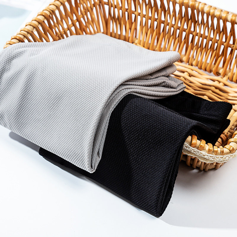 冰丝网格纹薄款高腰弹力外穿九分裤 图莉打底裤