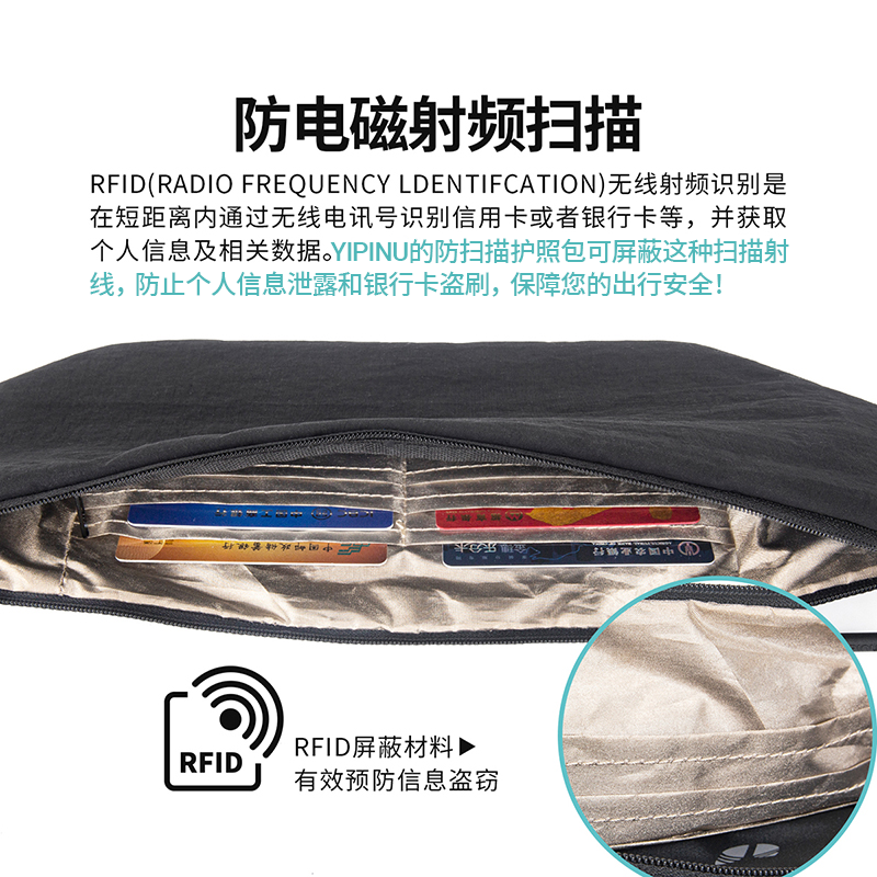 高端出国贴身防盗腰包真RFID旅游欧洲隐形薄款证件护照包防偷钱包,淘宝优惠券,粉丝福利购,淘宝优惠卷