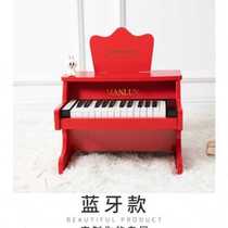儿童钢琴玩具25键迷你小钢琴初学木质宝宝周岁礼物可弹奏音乐琴o
