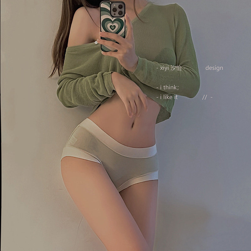 柔软无感60莫代尔高颜值纯欲生内裤 汐怡内裤