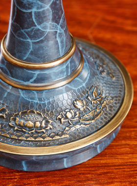 秦歌佛前供灯长明灯一对家用仿古