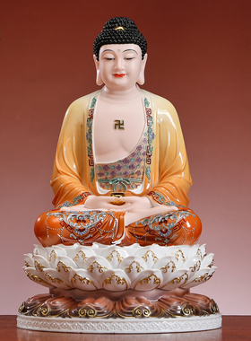 仿陶瓷家用供奉观音菩萨佛像摆件