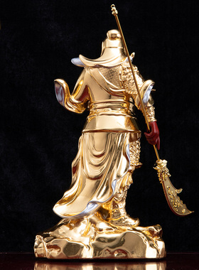 铜关公关二爷摆件家用武财神像