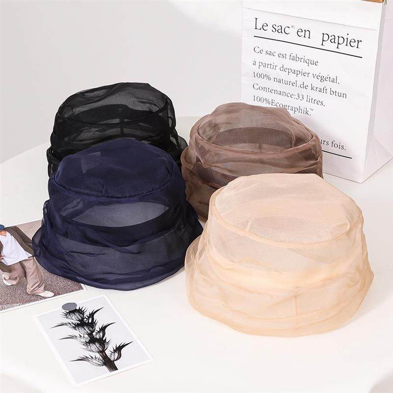 桑蚕丝夏季女帽修饰脸型遮盖白发的典雅时尚香妃帽绒帽透气渔夫帽,淘宝优惠券,粉丝福利购,淘宝优惠卷