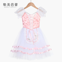 Giselle Ballet Dresses Out of Children Pink Custom Competition Long Dress Professional Fluffy Skirt Adult Ballet Dresses