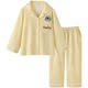 Couple pajamas spring and autumn cute plaid cotton set