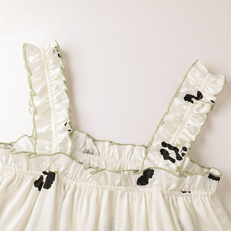 pinksea睡裙夏凉感冰丝薄款连衣裙 pinksea内衣睡裙