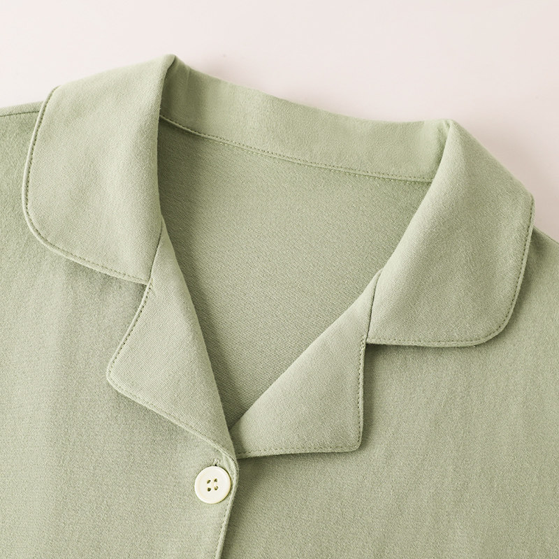 情侣夏天透气纯棉短袖短裤套装睡衣 pinksea内衣睡衣/家居服套装