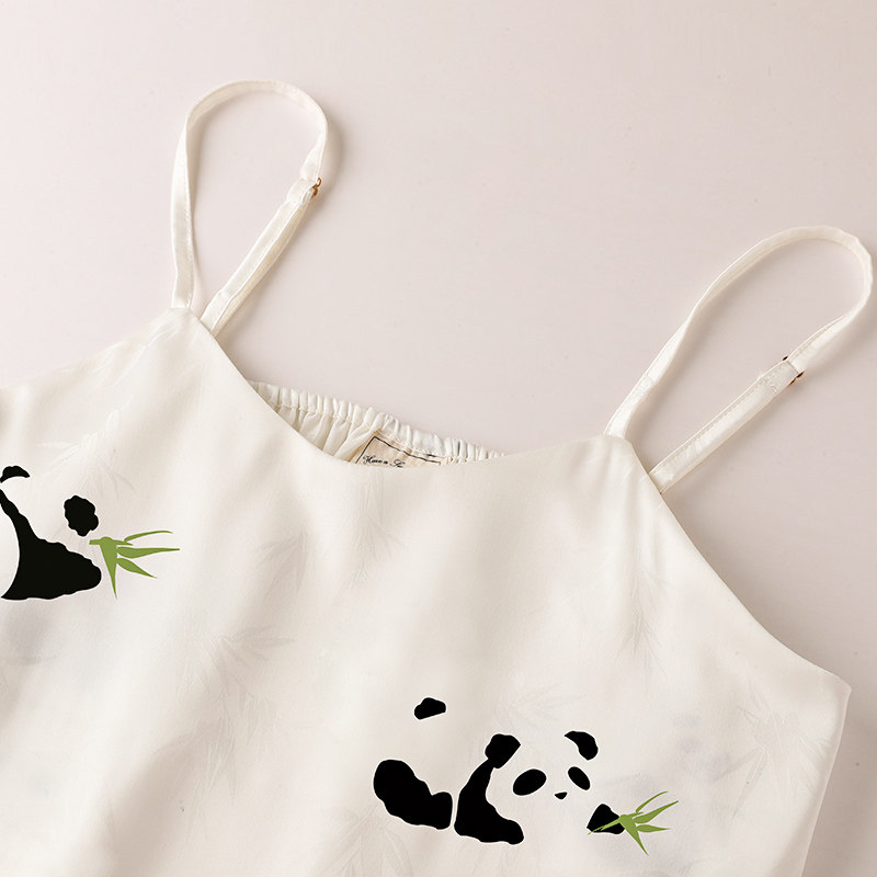 情侣装一男一夏季冰丝吊带短袖睡裙 pinksea内衣睡衣/家居服套装