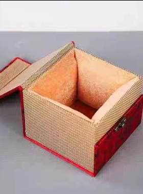 紫砂壶包装盒瓷器玉石古玩建盏品茗杯铜壶香炉亚麻布锦盒批量定制
