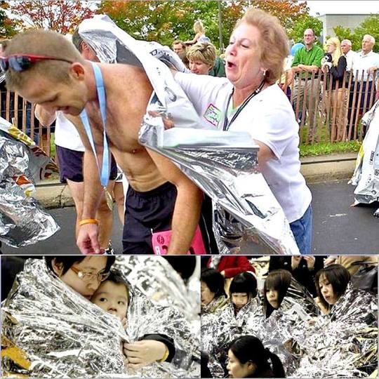 Winter survival insulation blanket prevents cold and self-rescue portable earthquake emergency outdoor hiking mountain climbing camping life-saving blanket disaster