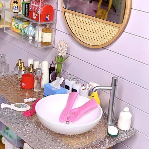 微缩娃娃手套 现货胶质玩具微缩模型摆设 过家家玩具配件场景道具 - 图2