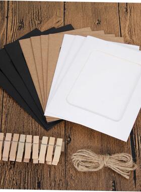10Pcs 3Inch Paper Photo Flim DIY Wall Picture Hanging Frame