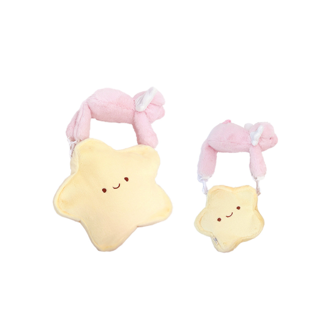 露娜的奇妙之旅可爱小飞猪星星趴肩包Lolita毛绒玩偶背包包斜挎包,淘宝优惠券,粉丝福利购,淘宝优惠卷