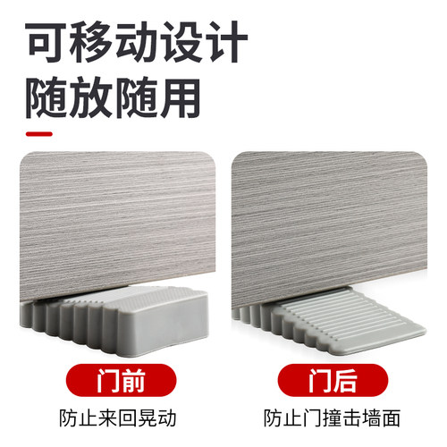 门塞挡门防撞顶门安全家用阻门器门吸卡门防风固定门阻门楔子门挡-图0