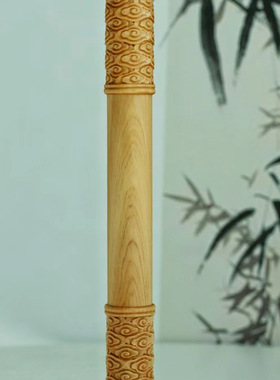 崖柏木雕刻手把件孙悟空