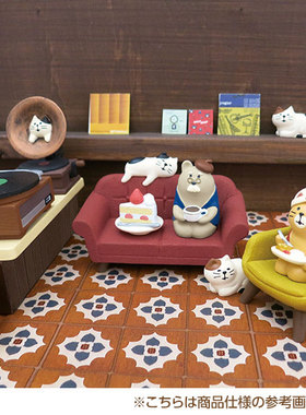 树下盒树脂猫咪面包店摆件