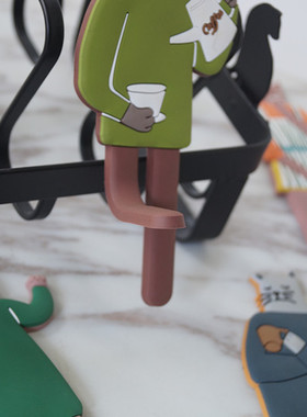 长腿动物冰箱贴猫咪磁铁白板贴