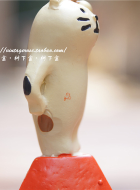 夏季系列清凉 观察兵三毛猫西瓜 熊猫喝啤酒迷你摆件