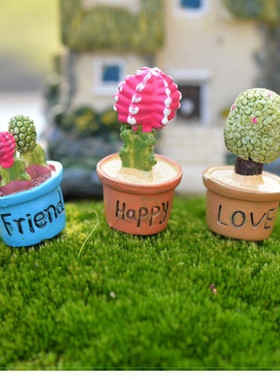 微观多肉盆栽树脂仙人掌小摆件