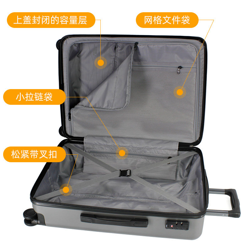 祥兴箱包SUISSEWIN行李箱学生拉杆箱旅行箱轻便万向轮登机箱18寸,淘宝优惠券,粉丝福利购,淘宝优惠卷