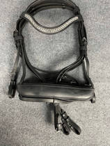 Import Inform water Le Bull Leather Water Le Reins Horse head equestrian Supplies horse without armature Kanareimu 1104