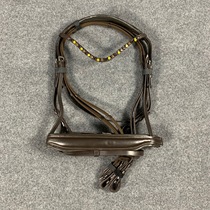 Import Inform water Le Bull Leather Water Le Reins Horse head equestrian Supplies horse without armature Kanareimu 1108