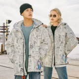 Зимний пуховик, бархатная куртка, комплект для влюбленных, парная одежда, гусиный пух