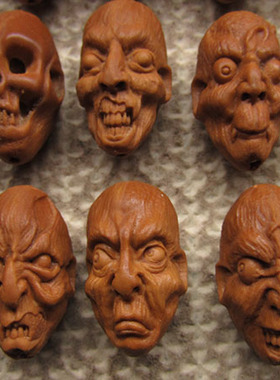 橄榄手串男文玩胡十八罗汉