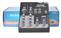 Alctron Love Kerch MX4USB Mixer USB Interface Desktop 4 Road Tuning Bench Network K Song Mixers