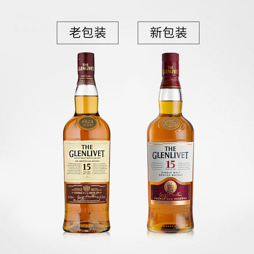 郎家园进口洋酒Glenlivet 15YO格兰威特15年单一麦芽威士忌酒 - 图1