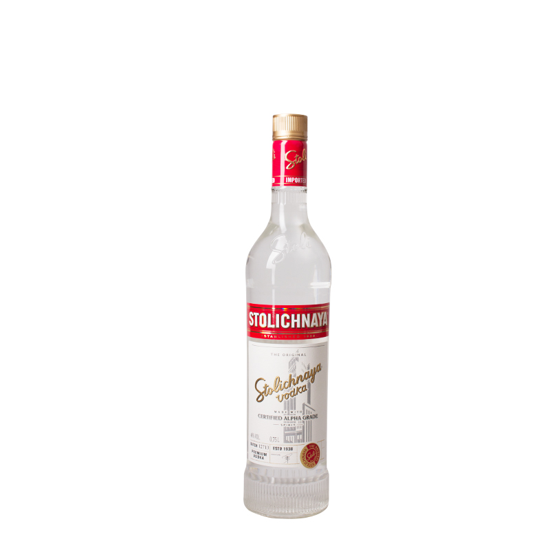 STOLICHNAYA Vodka苏连红伏特加酒 苏联红牌鸡尾酒调酒基酒洋酒 - 图3