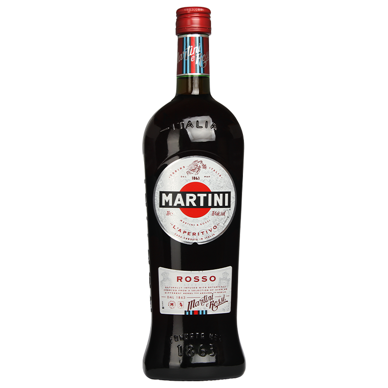 意大利进口martini马天尼红甜威末酒 马提尼威末酒鸡尾酒调酒 - 图0