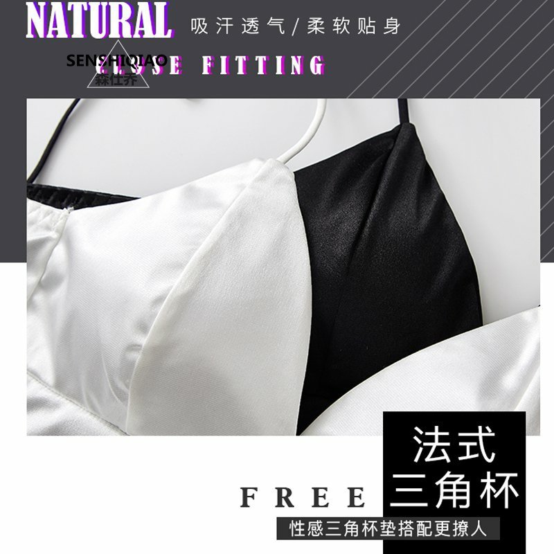 小吊带美背吊带网红爆款夏天文胸带 森仕乔服饰抹胸