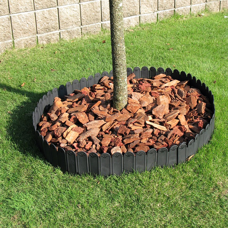 小栅栏矮围栏塑料围板花园庭院挡土泥土隔离菜园花圃种菜花坛围边 - 图2