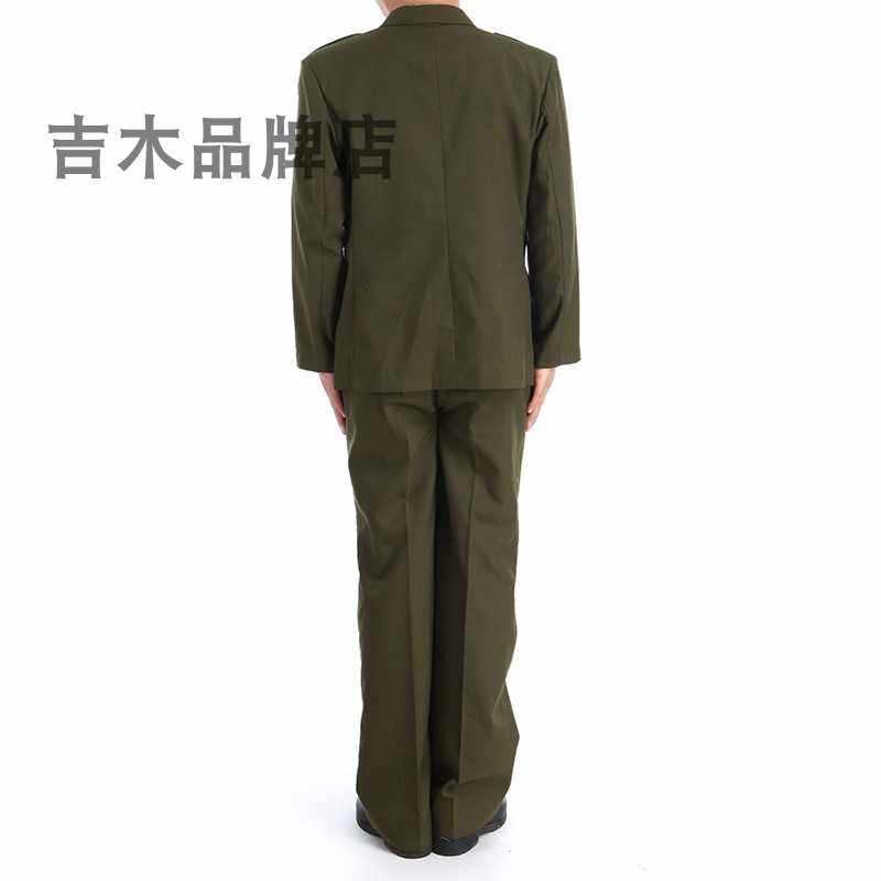 正品库存老货凡立丁夏常服军干服服装套装老式夏服绿套装春秋服套 - 图1