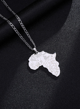 非洲项链弘珍不锈钢吊坠