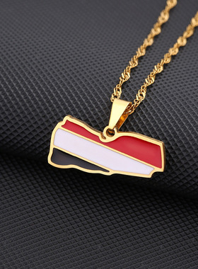 欧美项链弘珍饰品不锈钢吊坠钛钢