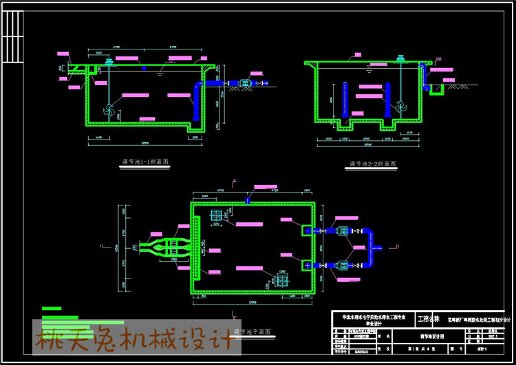 2100吨/天啤酒废水处理工程UASB+CASS工艺设计CAD图纸+说明 - 图2